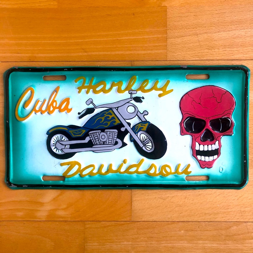 Harley Davidson license plate